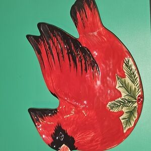 Susan Winget Ceramic Christmas Cardinal- Certified International